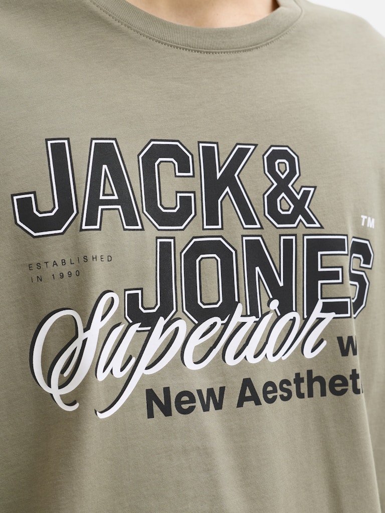 JACK & JONES JJELOGO TEE SS O-NECK 2 COL SS26 SN Freizeitshirts /-hemden JACK & JONES
