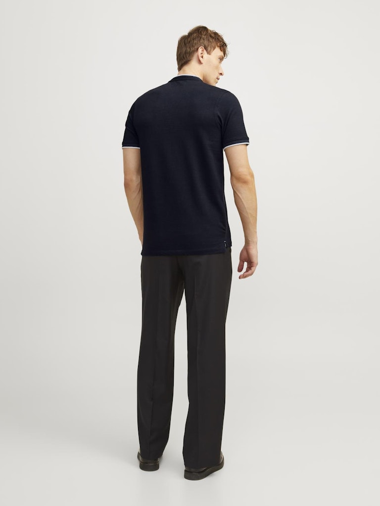 JACK & JONES JJEPAULOS MAO POLO SS NOOS Bright Cobalt Freizeitshirts /-hemden JACK & JONES