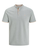 JACK & JONES JJEPAULOS MAO POLO SS NOOS Bright Cobalt Freizeitshirts /-hemden JACK & JONES Iceberg Green S