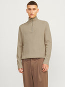 JACK & JONES JJEPERFECT KNIT HALF ZIP SN Freizeitpullover JACK & JONES
