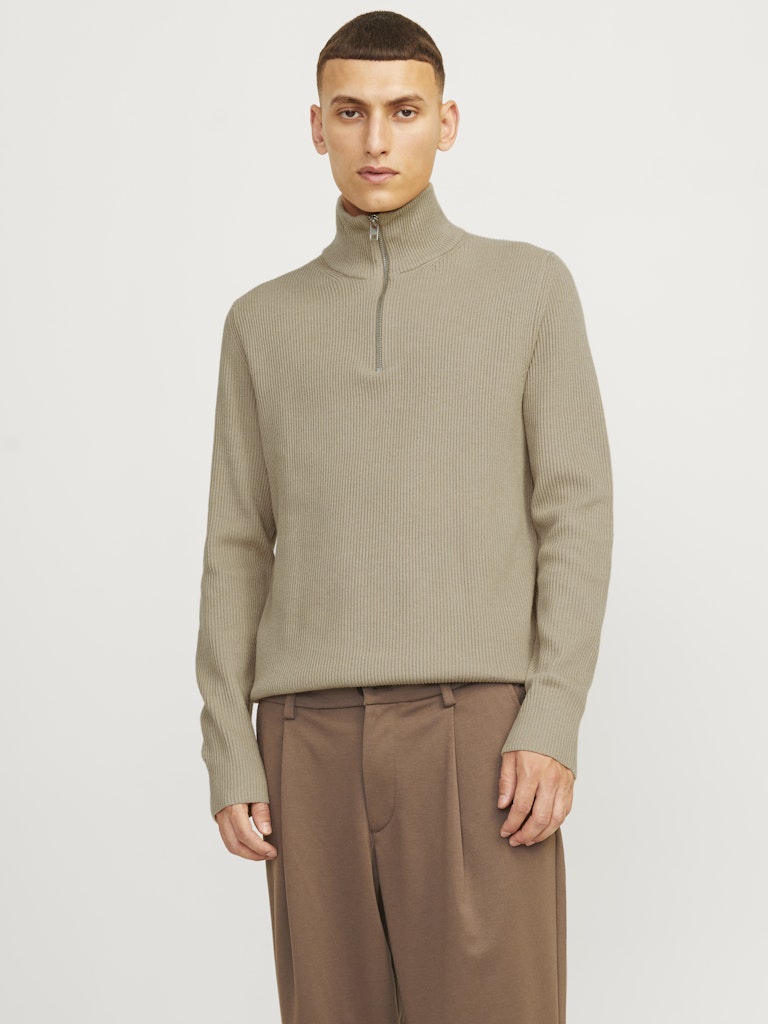 JACK & JONES JJEPERFECT KNIT HALF ZIP SN Freizeitpullover JACK & JONES
