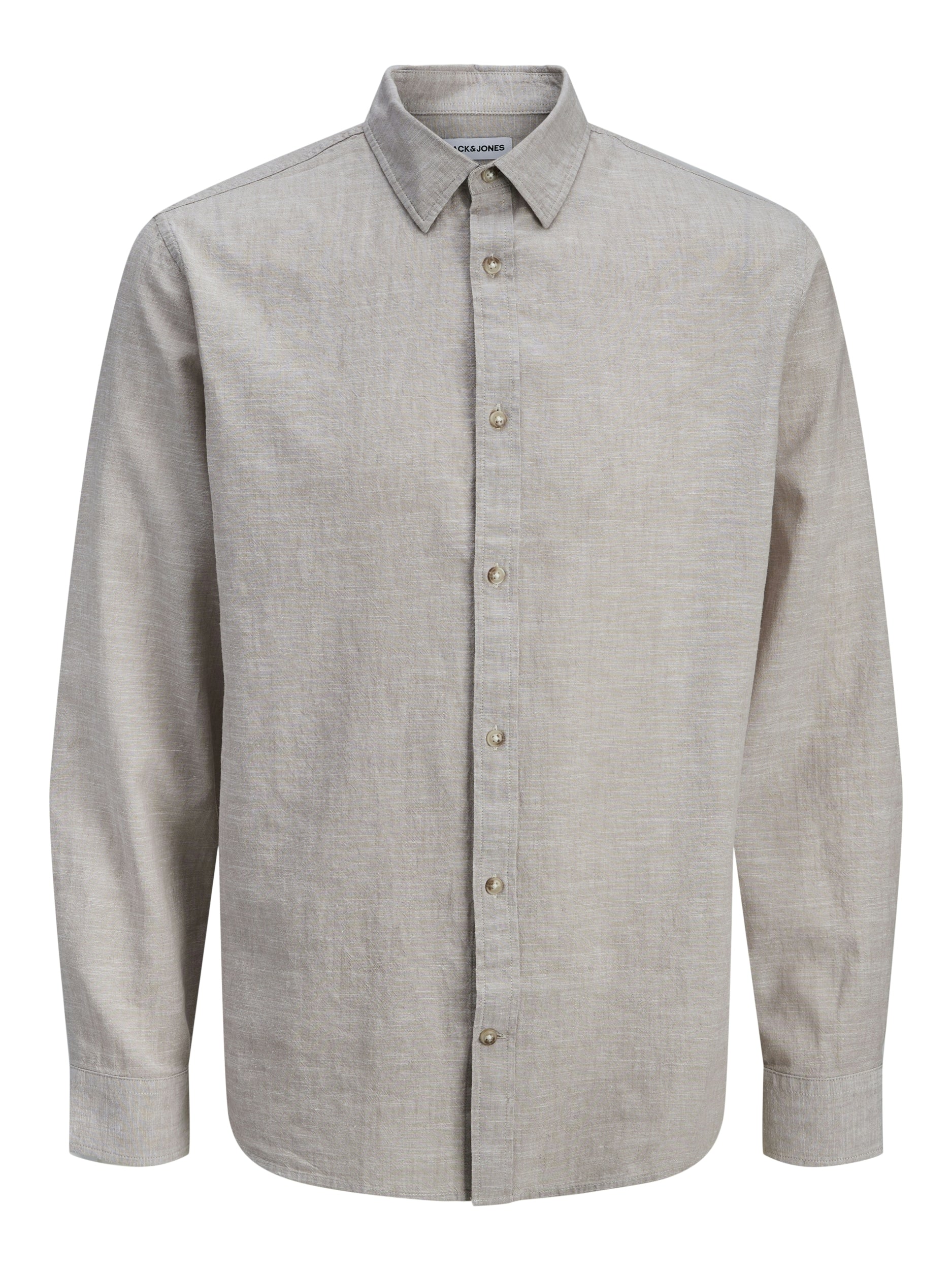 JACK & JONES JJESUMMER LINEN BLEND SHIRT L/S SN Freizeitshirts /-hemden JACK & JONES String S