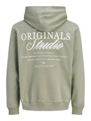JACK & JONES JORNORREBRO TYPO BACK SWEAT HOOD SN Freizeitpullover JACK & JONES