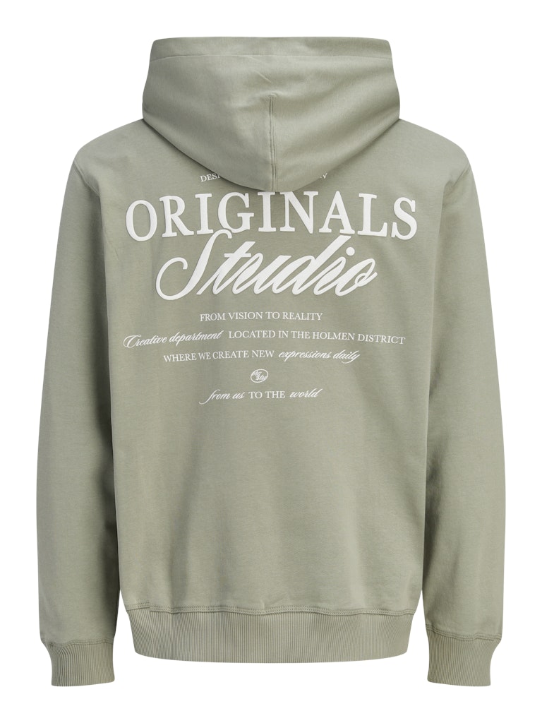 JACK & JONES JORNORREBRO TYPO BACK SWEAT HOOD SN Freizeitpullover JACK & JONES