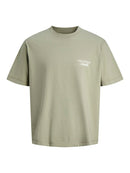 JACK & JONES JORNORREBRO TYPO TEE SS CREW NECK N Freizeitshirts /-hemden JACK & JONES Seagrass/SS 26 S