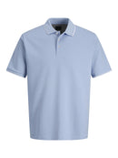 JACK & JONES JPRBLAETHAN DETAIL SS POLO SN Freizeitshirts /-hemden JACK & JONES Chambray Blue S