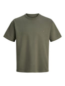 JACK & JONES JPRBLAETHAN SS LOGO TEE SN Freizeitshirts /-hemden JACK & JONES Smokey Olive S