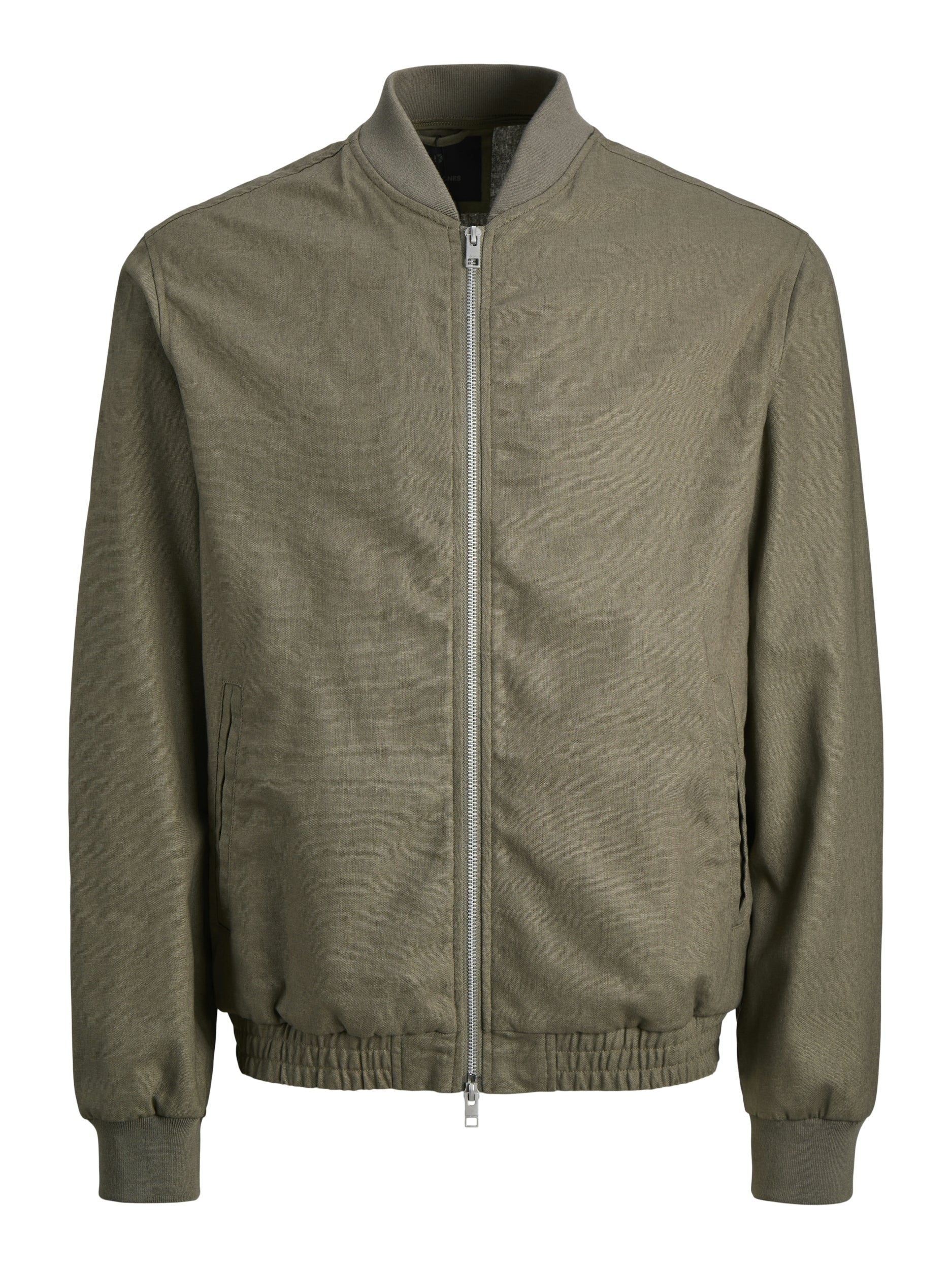 JACK & JONES JPRBLALEISTER LINEN BLEND BOMBER JK Freizeitjacken JACK & JONES Smokey Olive S