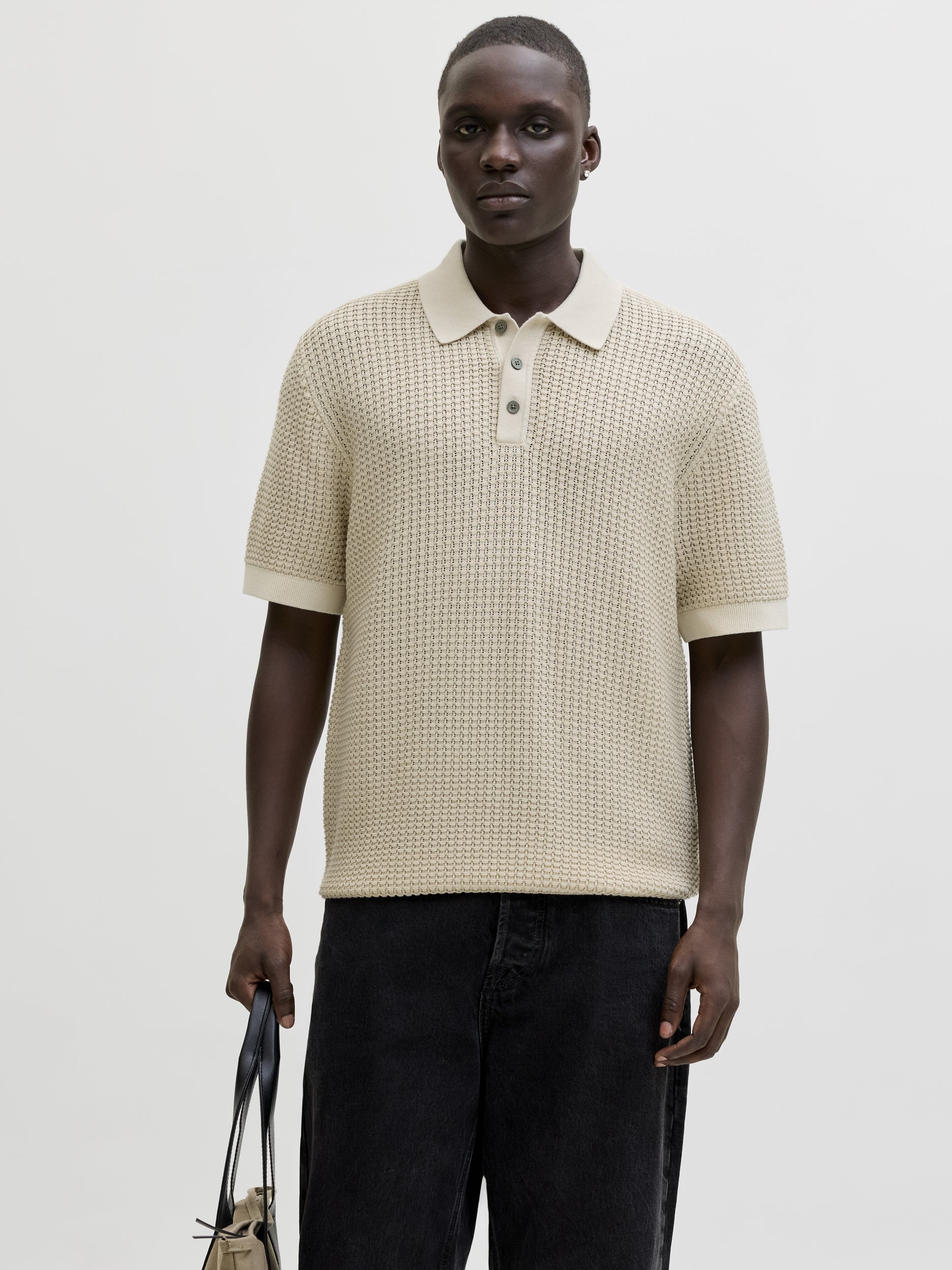 JACK & JONES JPRBLUKINGSLEY KNIT POLO SS LN Freizeitshirts /-hemden JACK & JONES
