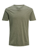JACK & JONES Split Neck Tee NOS Freizeitshirts /-hemden JACK & JONES dusky green S