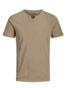 JACK & JONES Split Neck Tee NOS Freizeitshirts /-hemden JACK & JONES crockery S