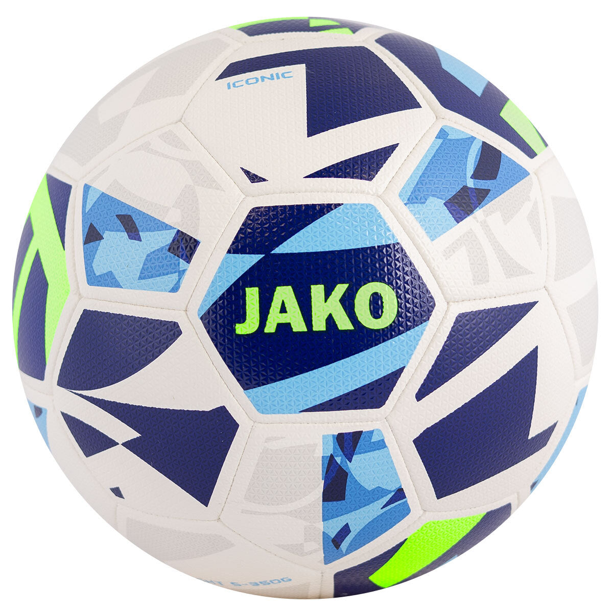 JAKO Lightball Iconic Fußbälle JAKO weiß/navy/neongrün, 350g 5