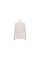 JEANNE BARET NAVARINO RIB TURTLENECK TOP Wandershirts /-hemden JEANNE BARET SNOW 34