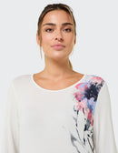 JOY ELISE 3/4 Arm Shirt