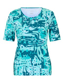 JOY FELICIA T-Shirt Freizeitshirts /-blusen JOY light topaz print 38