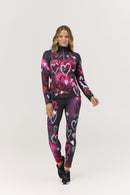 KRIMSON KLOVER GRAFFITI GIRLS TOP Skifleece KRIMSON KLOVER black S
