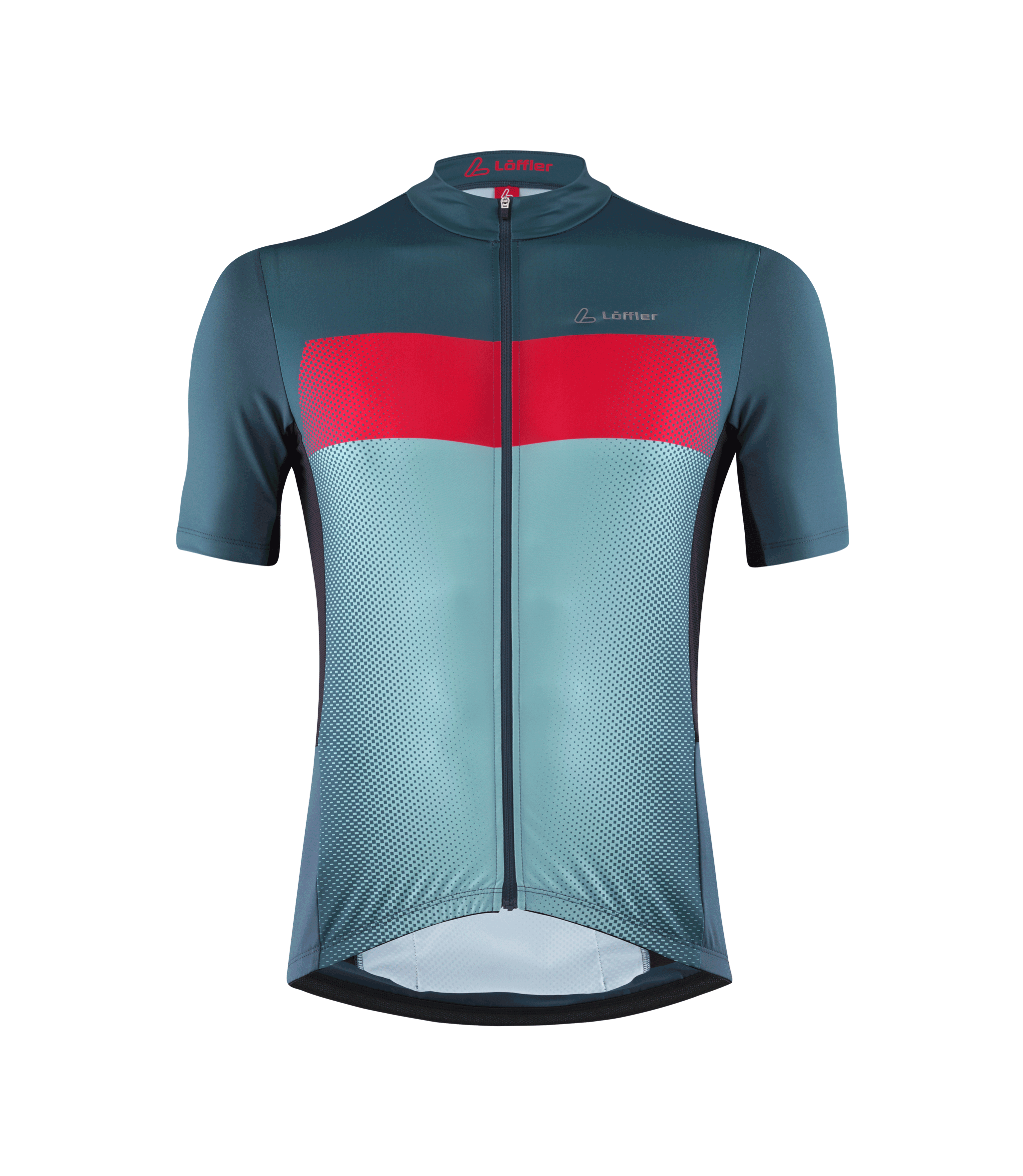 LÖFFLER M BIKE JERSEY FZ GRADY MID Fahrradtrikots LÖFFLER BLACK/ORANGE 48