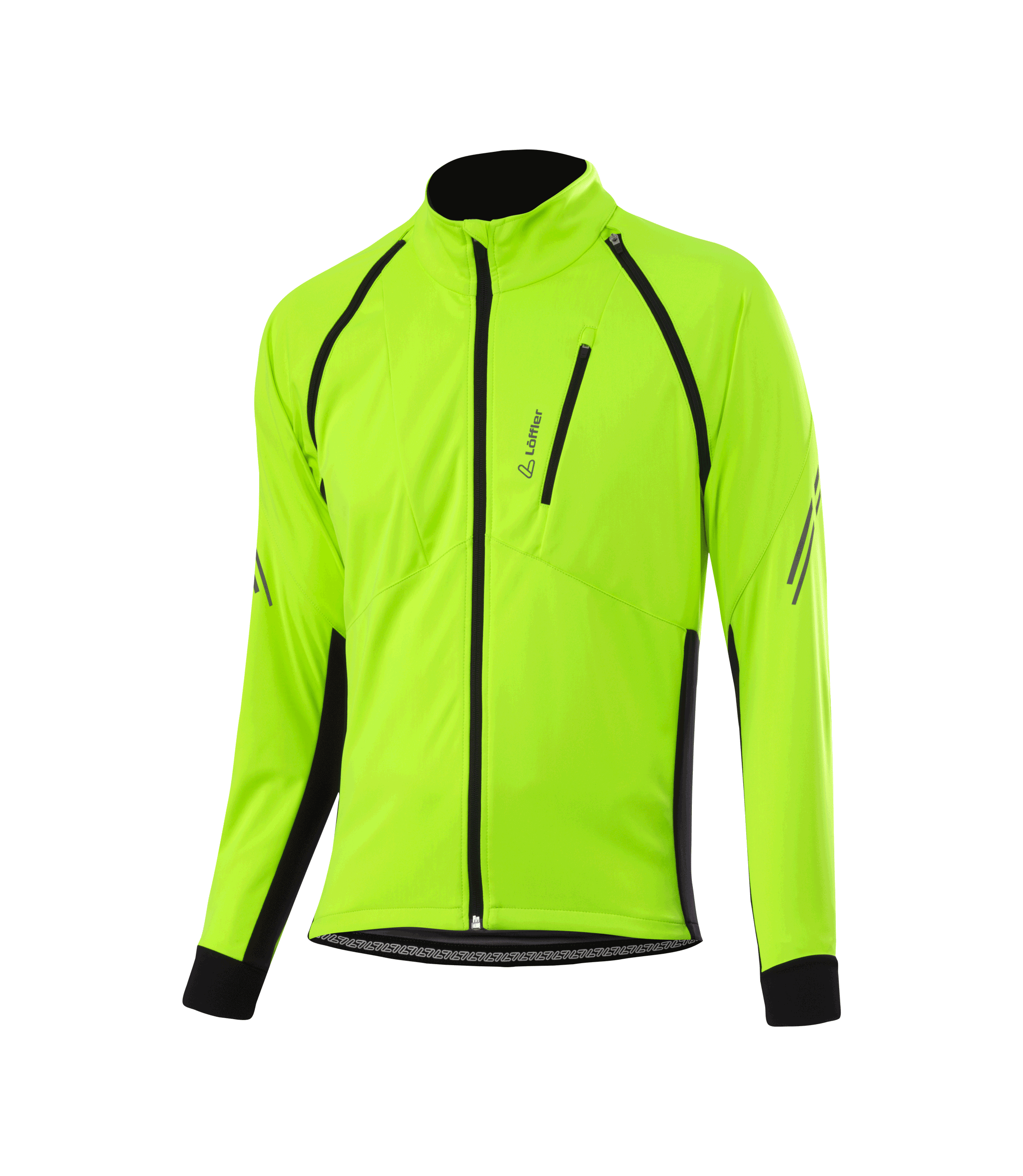 LÖFFLER M BIKE ZIP-OFF JACKET SAN REMO Fahrradjacken LÖFFLER NEON YELLOW 48