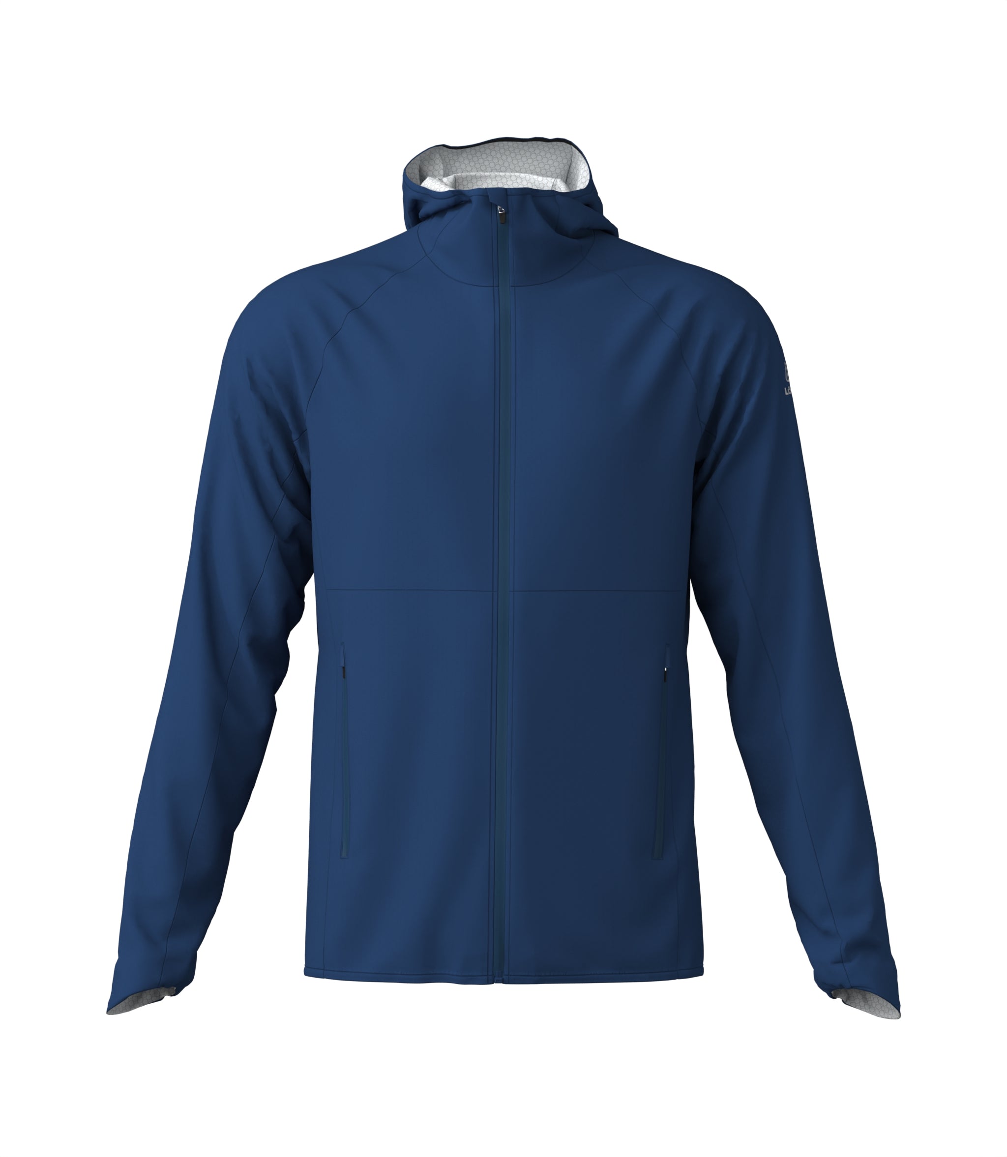 LÖFFLER M HOODED JACKET WPM POCKET Fahrradjacken LÖFFLER NAVY 50
