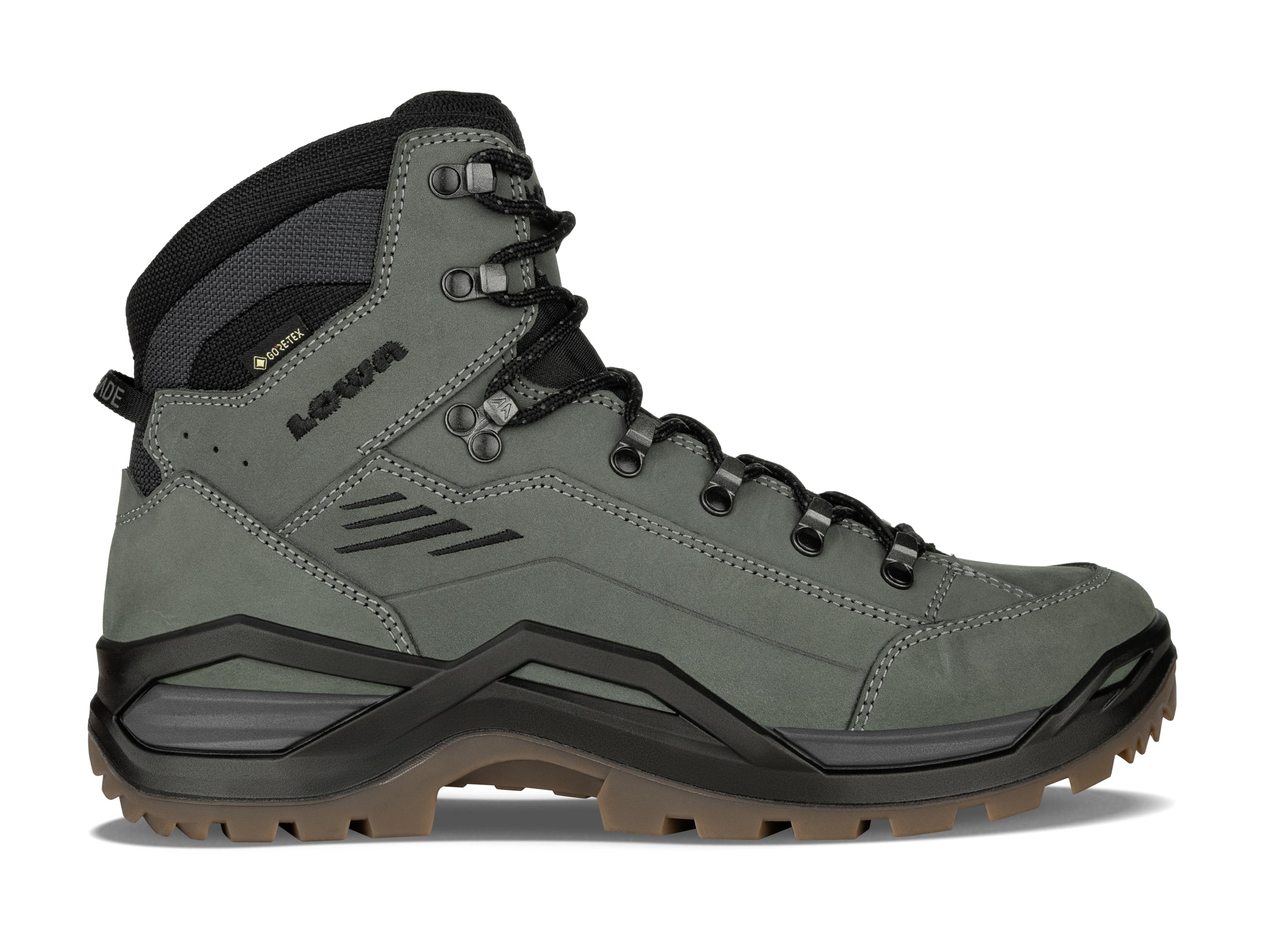 LOWA RENEGADE EVO GTX MID Herren Multifunktionsschuhe LOWA 9499 DUNKELGRAU/SCHWARZ 41.5