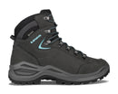 LOWA RENEGADE EVO GTX MID WS Multifunktionsschuhe LOWA 9368 ASPHALT/TÜRKIS 40