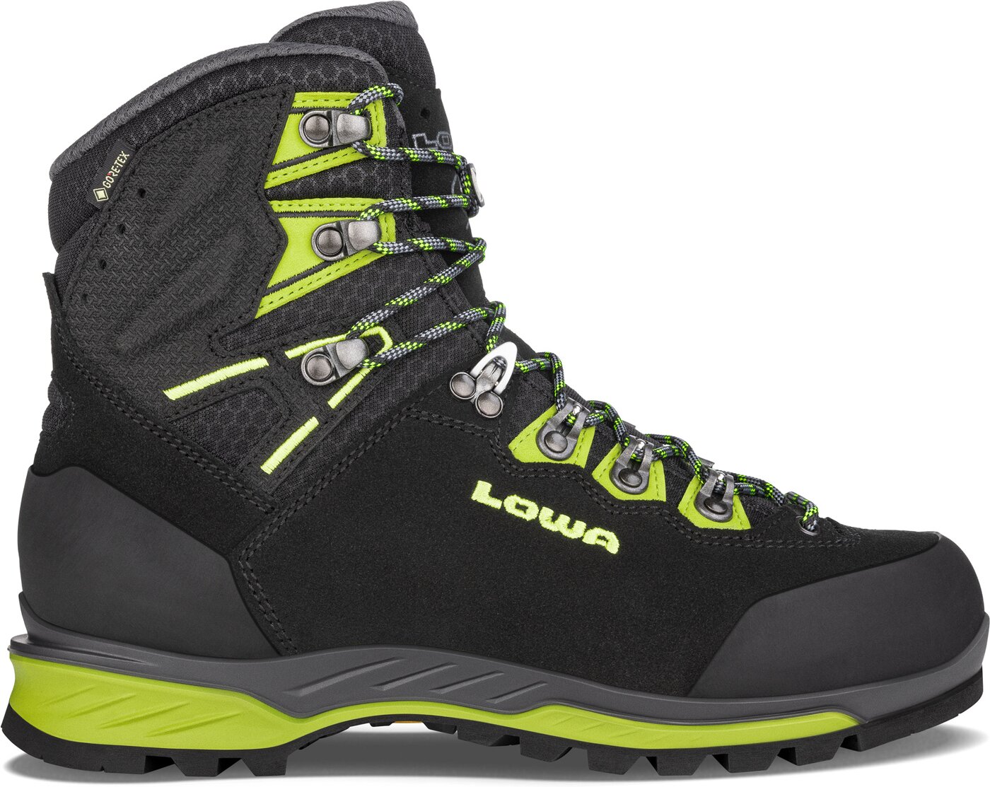 LOWA TICAM EVO GTX Trekkingschuhe LOWA 9903 SCHWARZ/LIMONE 44.5
