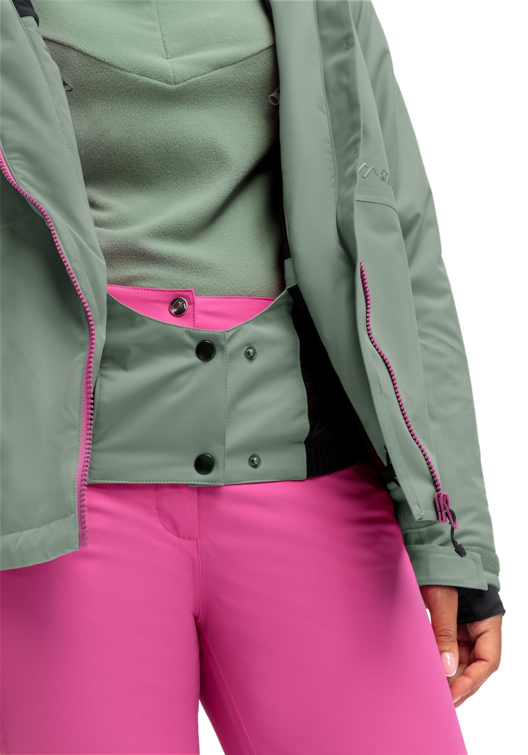 MAIER SPORTS Straja luscious m/pink flambé Skijacken MAIER SPORTS