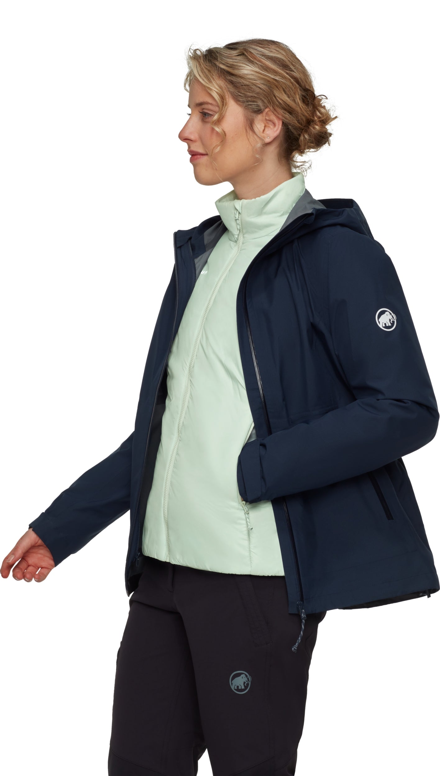 MAMMUT Alto Light 3 in 1 HS Hooded Jacket Women Wanderjacken MAMMUT