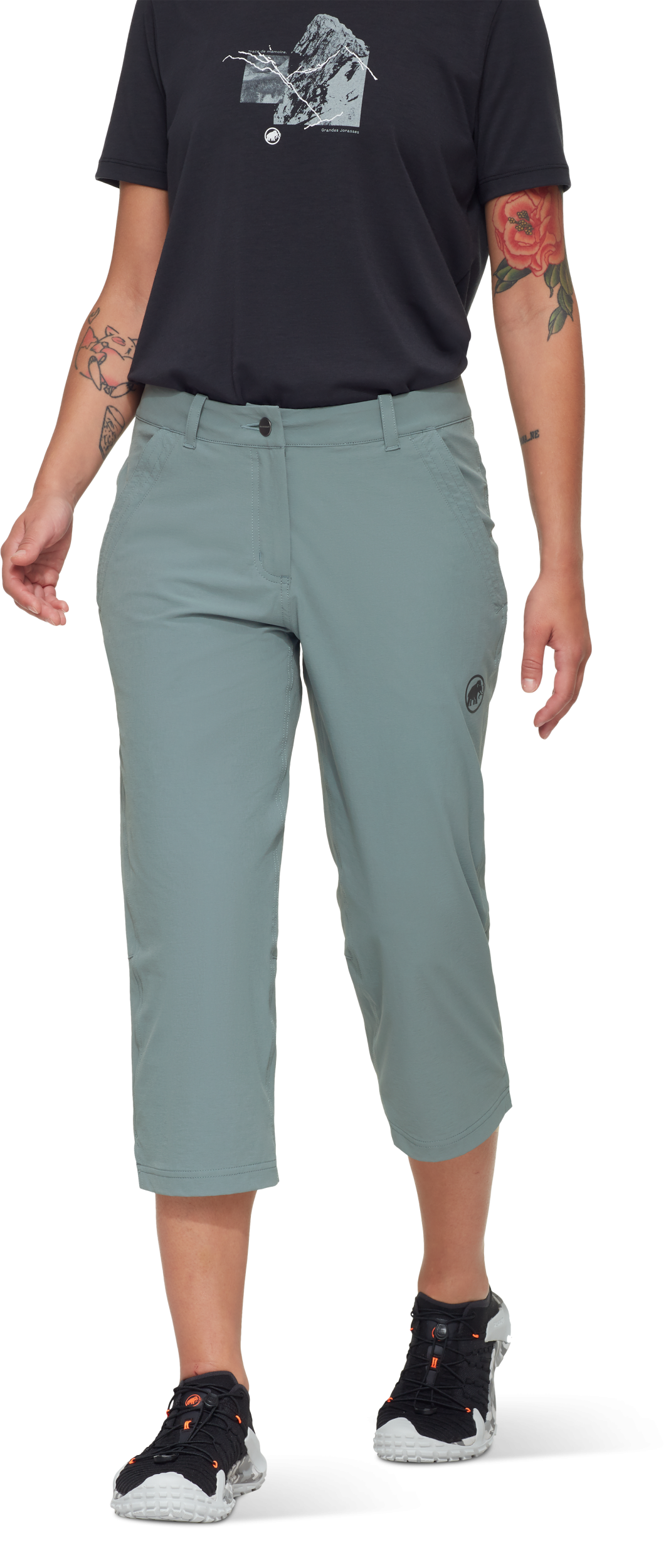 MAMMUT Hiking V Capri Pants Women Wanderhosen MAMMUT