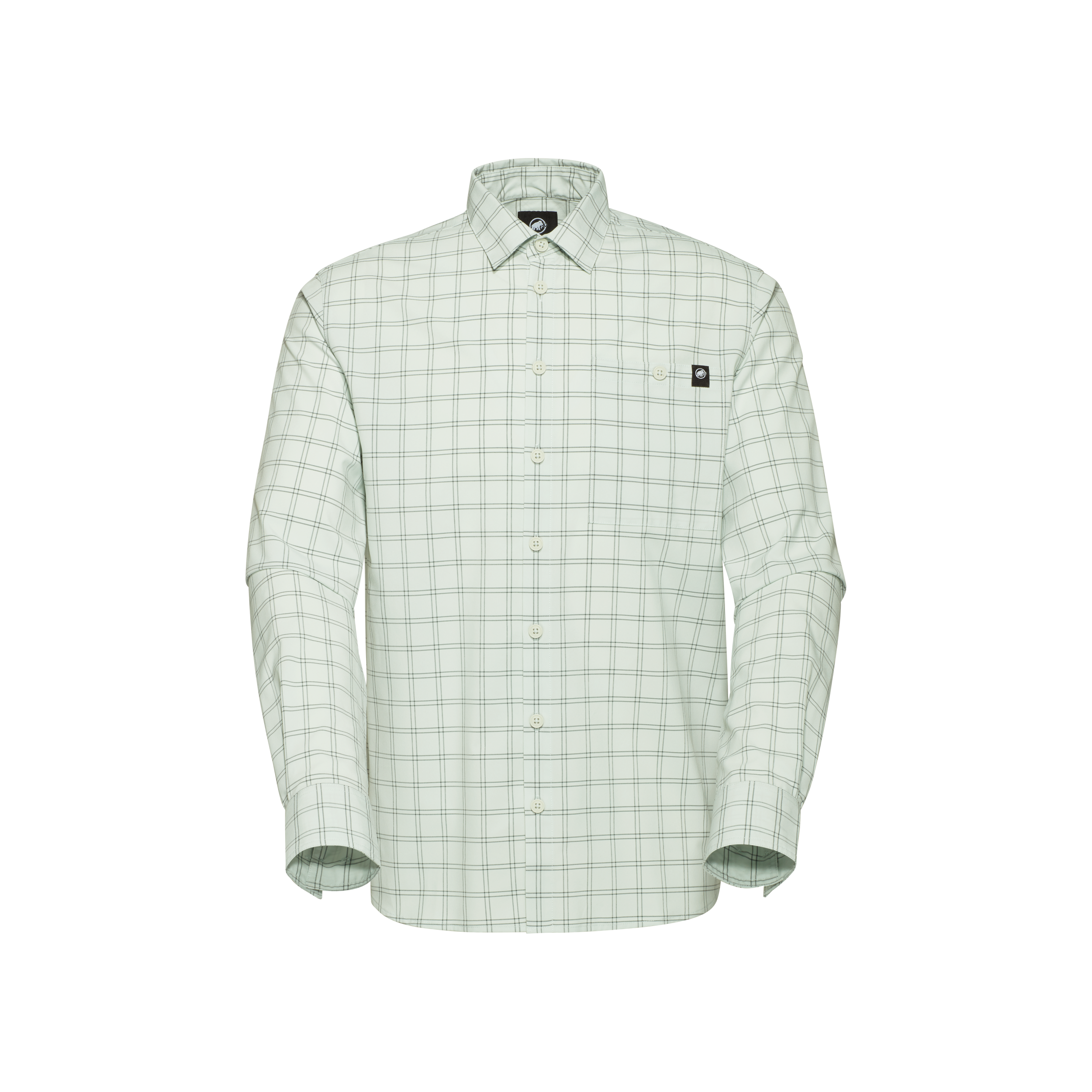 MAMMUT Lenni Longsleeve Shirt Men Wandershirts /-hemden MAMMUT silver sage-strata M
