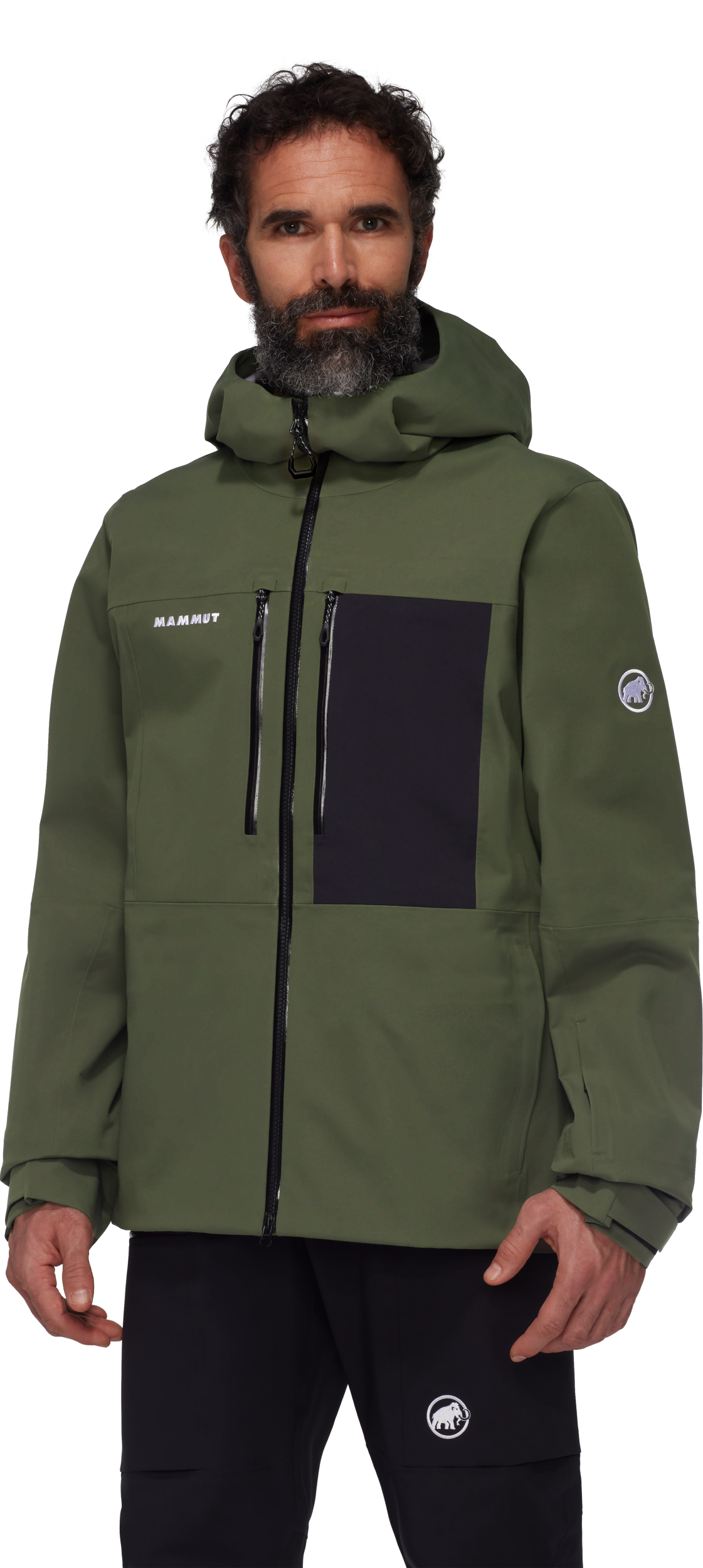 MAMMUT Stoney HS Hooded Jacket Men Skijacken MAMMUT dark marsh-black M