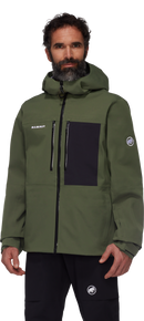 MAMMUT Stoney HS Hooded Jacket Men Skijacken MAMMUT dark marsh-black M