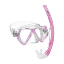 MARES Combo ZEPHIR JR. Schnorchel MARES REFLEX PINK CLEAR -