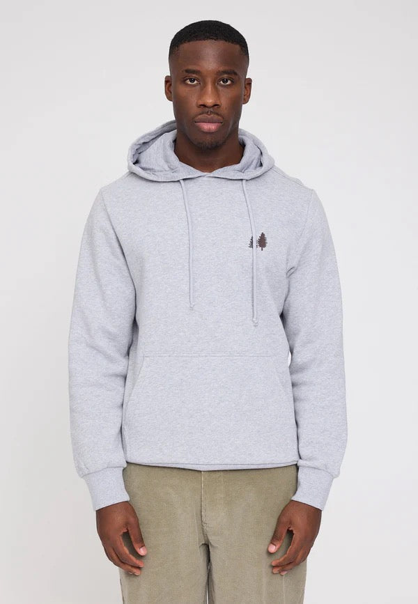 MAZINE Back Print Hoodie Freizeitpullover MAZINE lt grey mel./camping print S