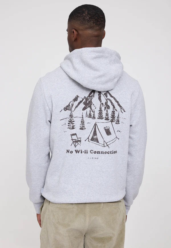 MAZINE Back Print Hoodie Freizeitpullover MAZINE