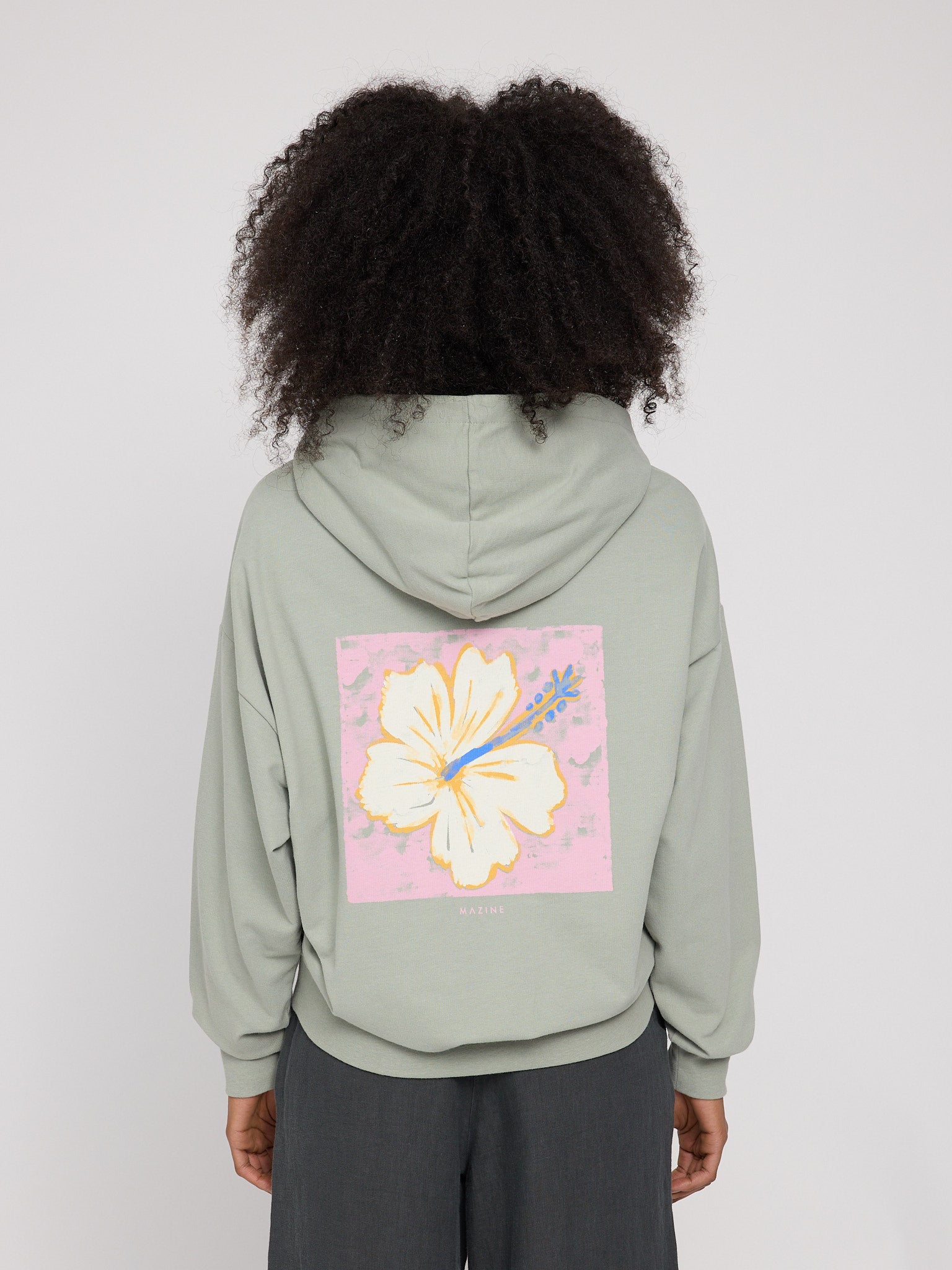 MAZINE Back Print Hoodie Freizeitpullover MAZINE