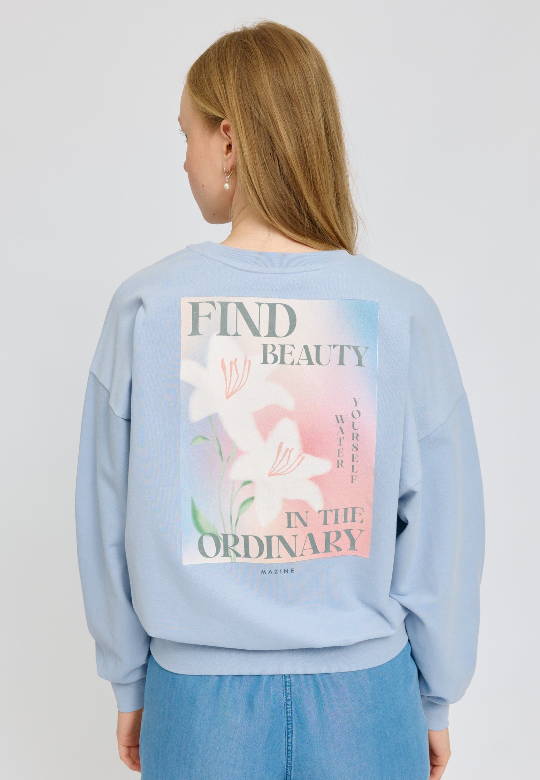 MAZINE Back Print Sweatshirt Freizeitpullover MAZINE
