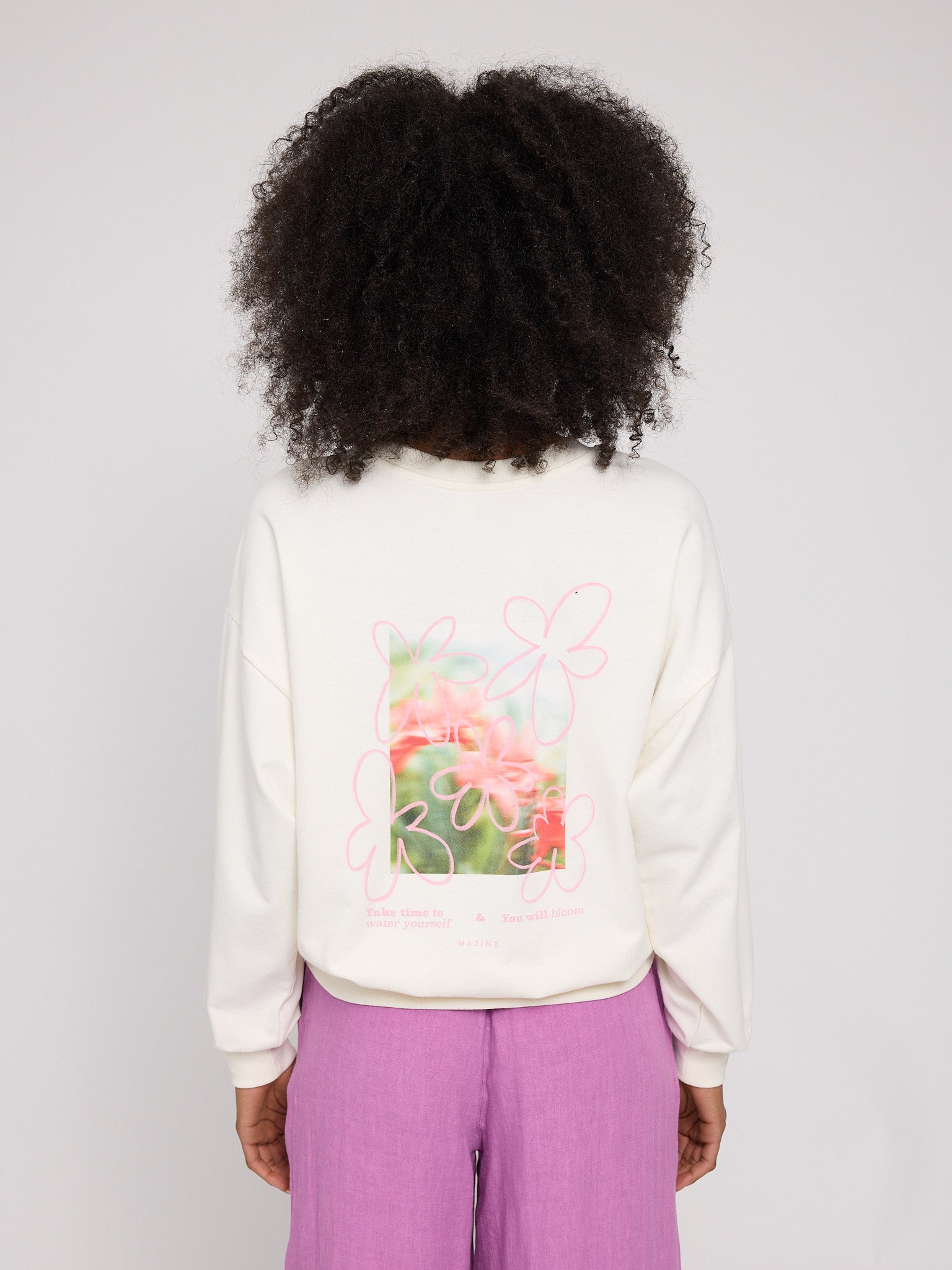MAZINE Back Print Sweatshirt Freizeitpullover MAZINE