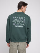 MAZINE Back Print Sweatshirt Freizeitpullover MAZINE