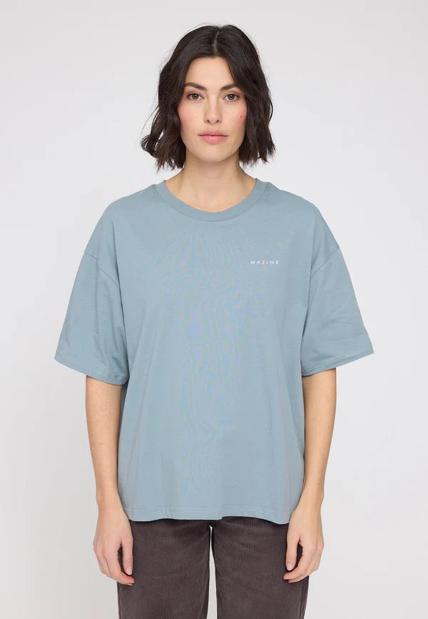 MAZINE Back Print T-Shirt Freizeitshirts /-blusen MAZINE