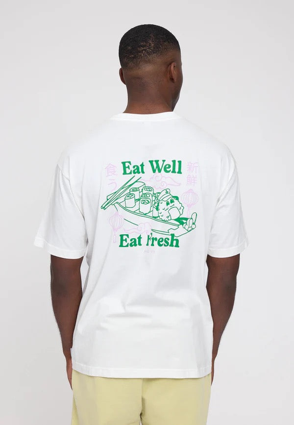 MAZINE Back Print Theme T-Shirt Freizeitshirts /-hemden MAZINE