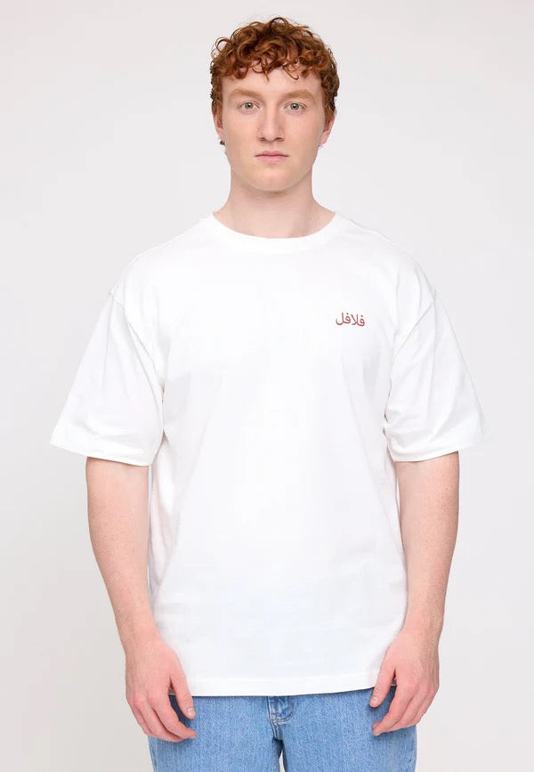 MAZINE Back Print Theme T-Shirt Freizeitshirts /-hemden MAZINE