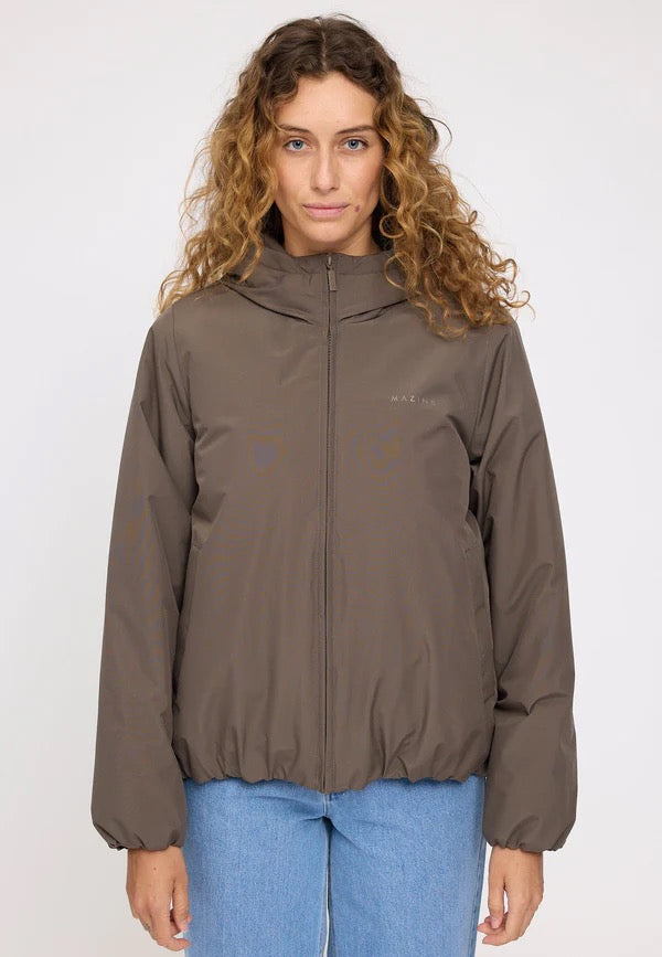 MAZINE Basic Padded Jacket Freizeitjacken MAZINE olive brown XS