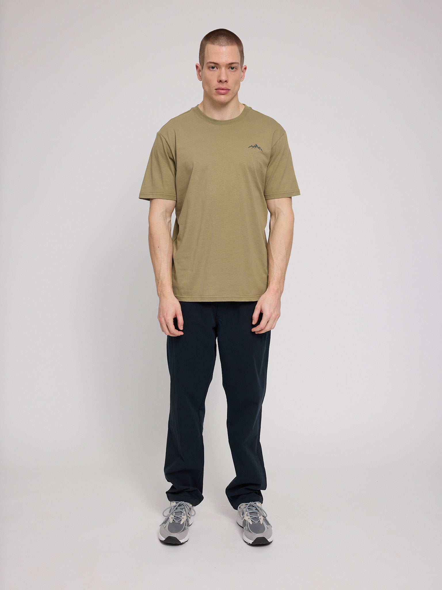 MAZINE Chest Print T-Shirt Freizeitshirts /-hemden MAZINE