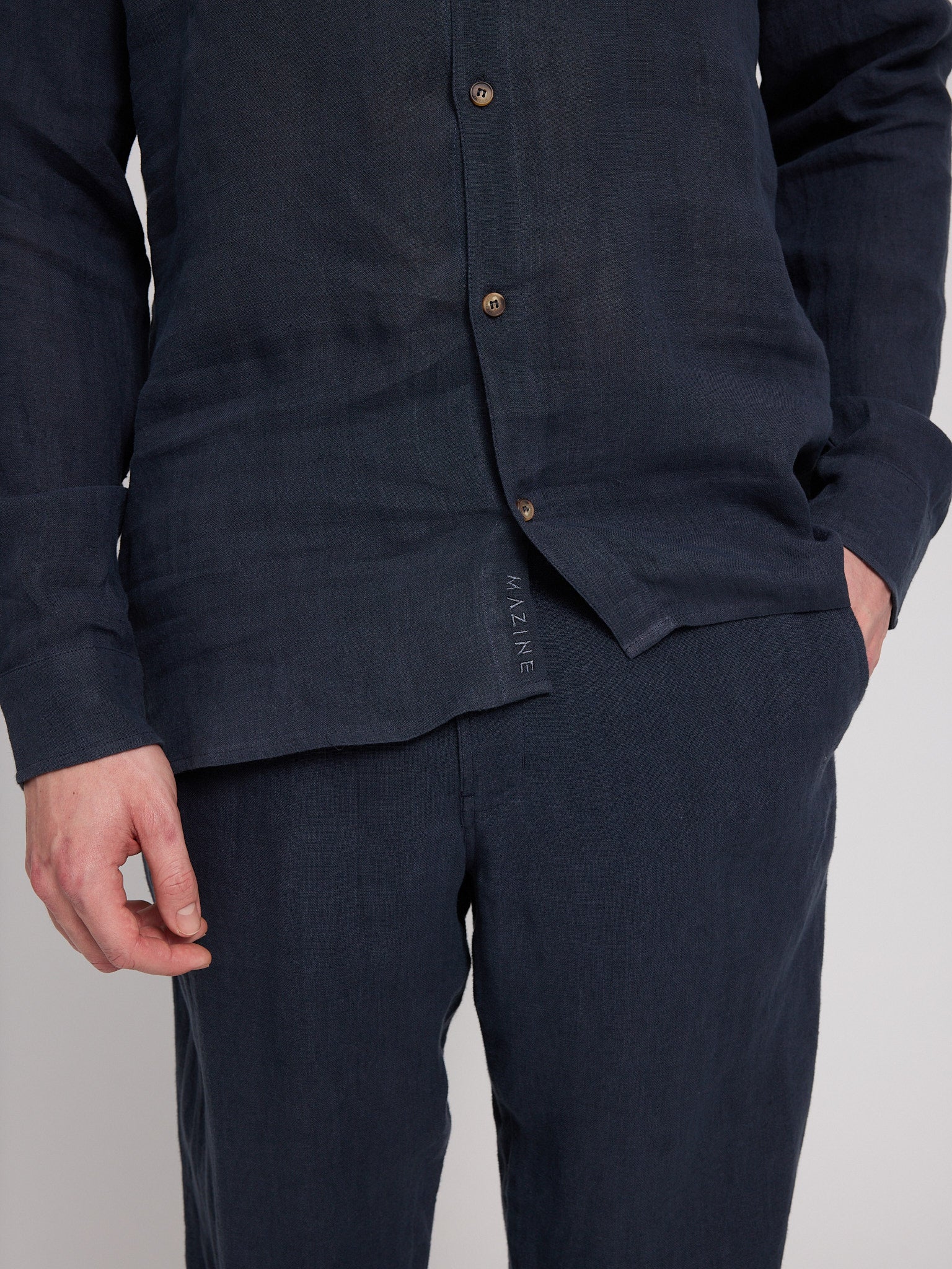 MAZINE Classic Linen Shirt Freizeitshirts /-hemden MAZINE