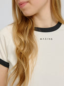 MAZINE Contrast Bindings T-Shirt Freizeitshirts /-blusen MAZINE