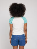 MAZINE Contrast Sleeves T-Shirt Freizeitshirts /-blusen MAZINE