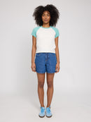 MAZINE Contrast Sleeves T-Shirt Freizeitshirts /-blusen MAZINE