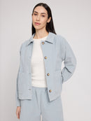MAZINE Corduroy Shacket Freizeitjacken MAZINE