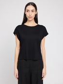 MAZINE Ecovero Viscose Cropped T-Shirt Freizeitshirts /-blusen MAZINE 42 XS